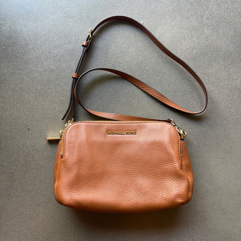 Michael Kors Bedford Brown Leather Bag